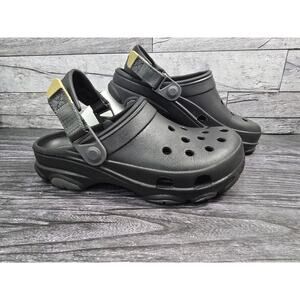 Crocs Classic All Terrain Clogs Black Grey Unisex Men’s 4 Women’s 6 - Excellent
